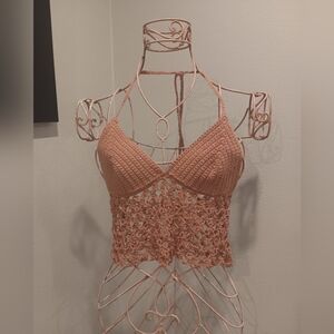 Crochet Halter Top - Handmade